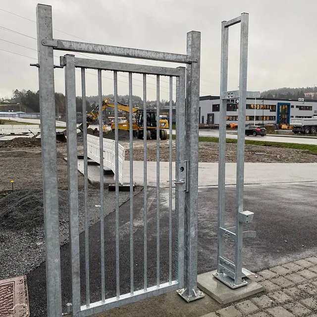 Grå port
